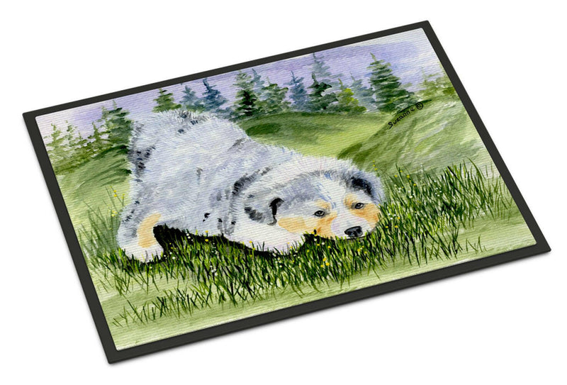 Australian Shepherd Indoor or Outdoor Mat 24x36 Doormat