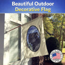 Staffie House Flag 28x40 Porch Sleeve Pole Decorative Outside Yard Banner Artwork Wall Hanging, Polyester