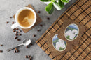 Bichon Frise Foam Coasters Set of 4 Cup Coasters for Indoor Outdoor, Tabletop Protection, Anti Slip, Mouse pad Material
