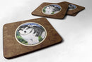 Alaskan Malamute Coasters - Set of 4 Lightweight Foam, Absorbent Drink Coasters