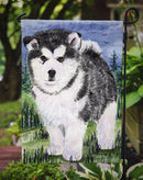 Alaskan Malamute Garden Flag – Decorative Outdoor Yard Flag