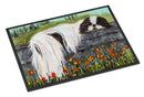 Japanese Chin Doormat Indoor Outdoor 18H X 27W Front Door Mat Rugs for Entryway, Non Slip Washable