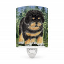 Tibetan Mastiff Ceramic Night Light Compact, UL-Certified, Ideal for Bedroom, Bathroom, Nursery, Hallway, Kitchen, 6x4x3, Multicolor