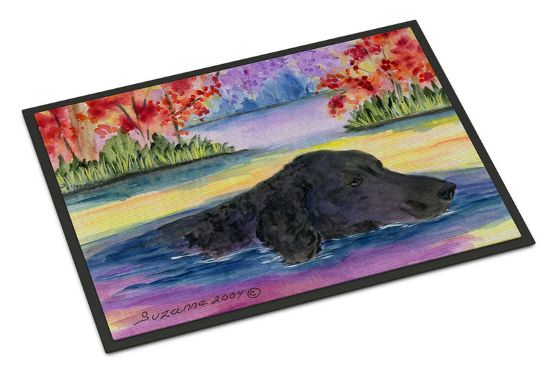 Curly Coated Retriever Indoor Outdoor Mat 18x27 Doormat