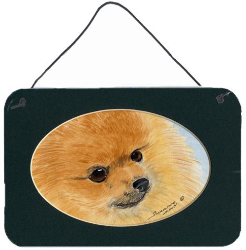 Pomeranian Indoor Aluminium Metal Wall or Door Hanging Prints