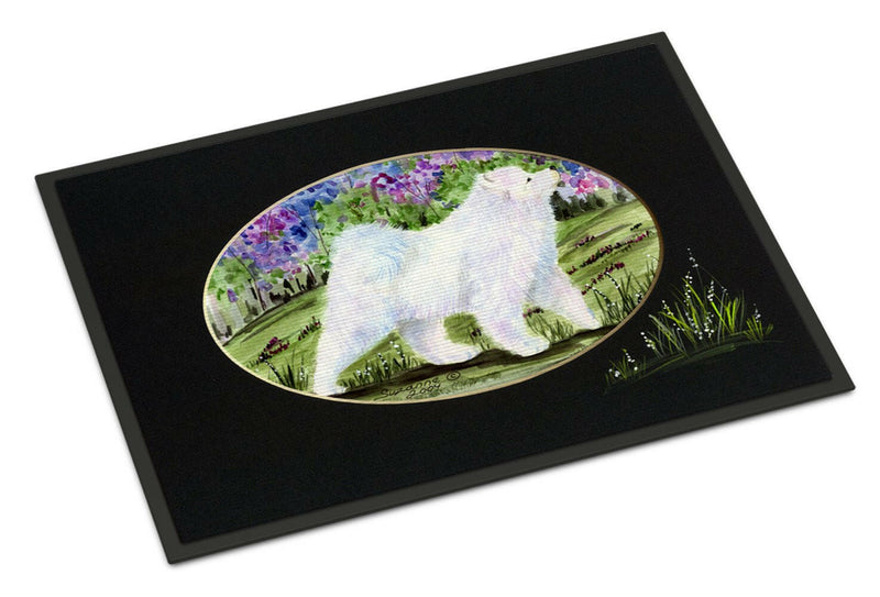 Samoyed  Indoor Outdoor Mat 18x27 Doormat