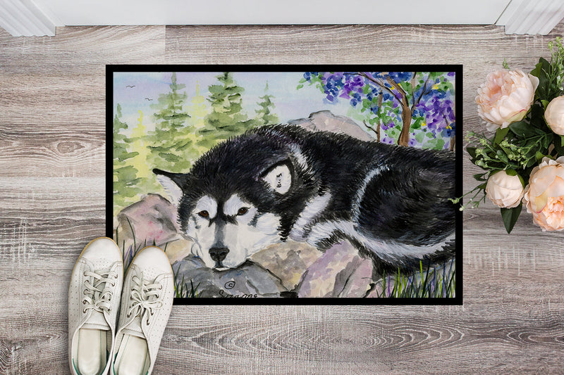 Alaskan Malamute Doormat - 24x36 Decorative Floor Mat – Indoor/Outdoor Rug with Artistic Flair Doormat