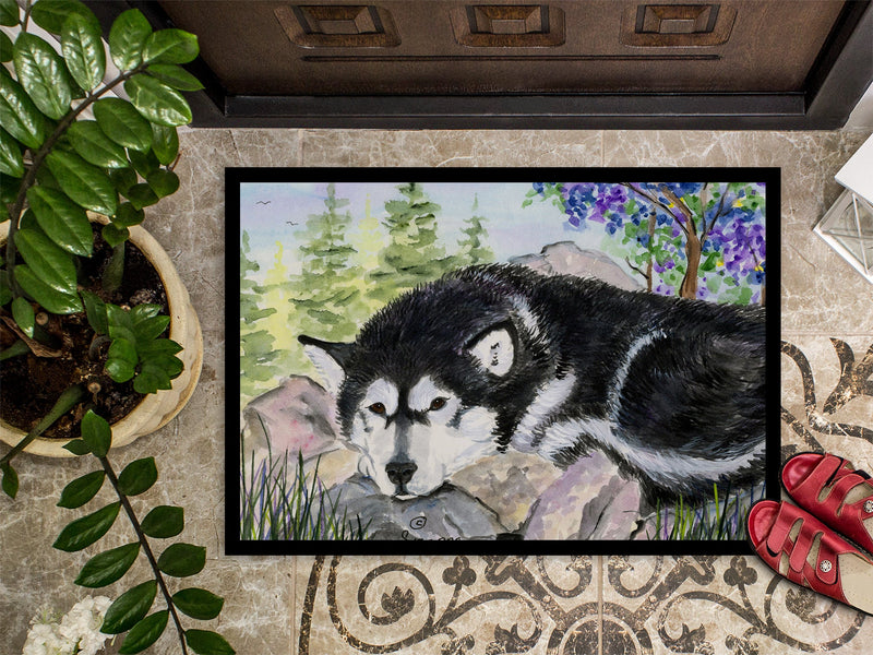 Alaskan Malamute Doormat - 24x36 Decorative Floor Mat – Indoor/Outdoor Rug with Artistic Flair Doormat