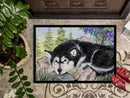 Alaskan Malamute Doormat Indoor Outdoor 24H X 36W Front Door Mat Rugs for Entryway, Non Slip Washable Low Pile,