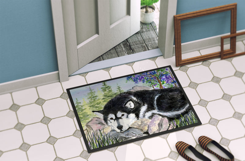 Alaskan Malamute Doormat - 24x36 Decorative Floor Mat – Indoor/Outdoor Rug with Artistic Flair Doormat
