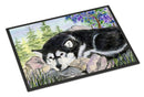 Alaskan Malamute Doormat Indoor Outdoor 24H X 36W Front Door Mat Rugs for Entryway, Non Slip Washable Low Pile,