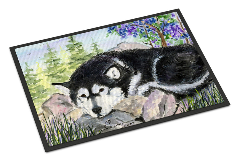 Alaskan Malamute Doormat - 24x36 Decorative Floor Mat – Indoor/Outdoor Rug with Artistic Flair Doormat