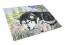 Alaskan Malamute Glass Cutting Boards – Durable, Decorative Kitchen Art Large