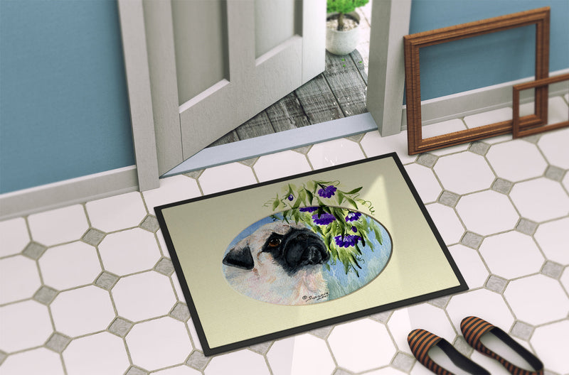 Pug Doormat - 24x36 Decorative Floor Mat – Indoor/Outdoor Rug with Artistic Flair Doormat