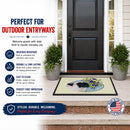 Pug Doormat Indoor Outdoor 18H X 27W Front Door Mat Rugs for Entryway, Non Slip Washable