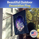 Sheltie House Flag 28x40 Porch Sleeve Pole Decorative Outside Yard Banner Artwork Wall Hanging, Polyester