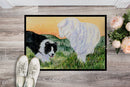 Border Collie Doormat - 24x36 Decorative Floor Mat – Indoor/Outdoor Rug with Artistic Flair Doormat
