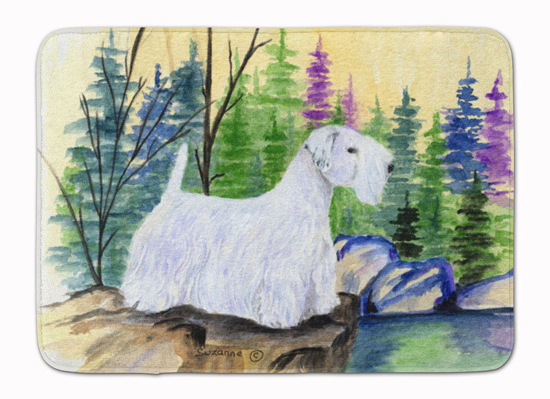 Sealyham Terrier Machine Washable Memory Foam Mat SS8104RUG