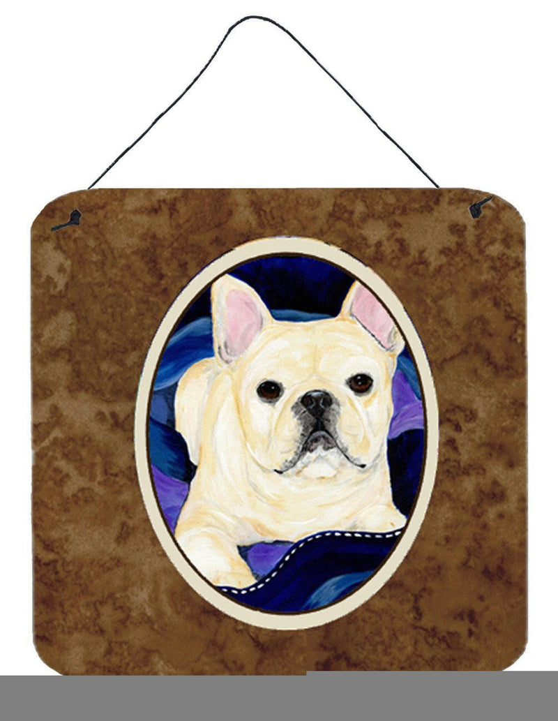 French Bulldog Aluminium Metal Wall or Door Hanging Prints