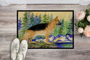 German Shepherd Doormat Indoor Outdoor 24H X 36W Front Door Mat Rugs for Entryway, Non Slip Washable Low Pile,
