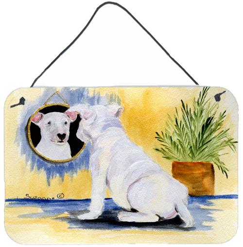 Bull Terrier Indoor Aluminium Metal Wall or Door Hanging Prints