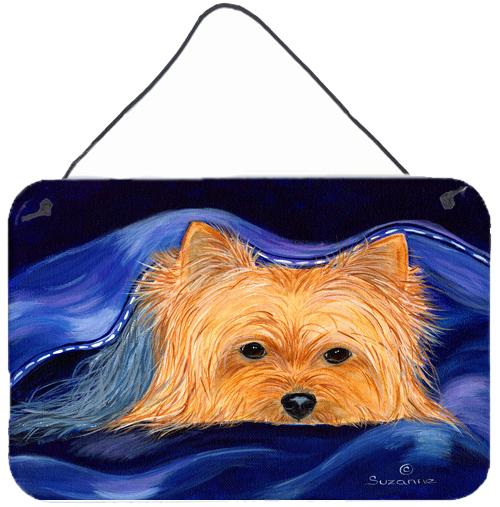 Yorkie Indoor Aluminium Metal Wall or Door Hanging Prints