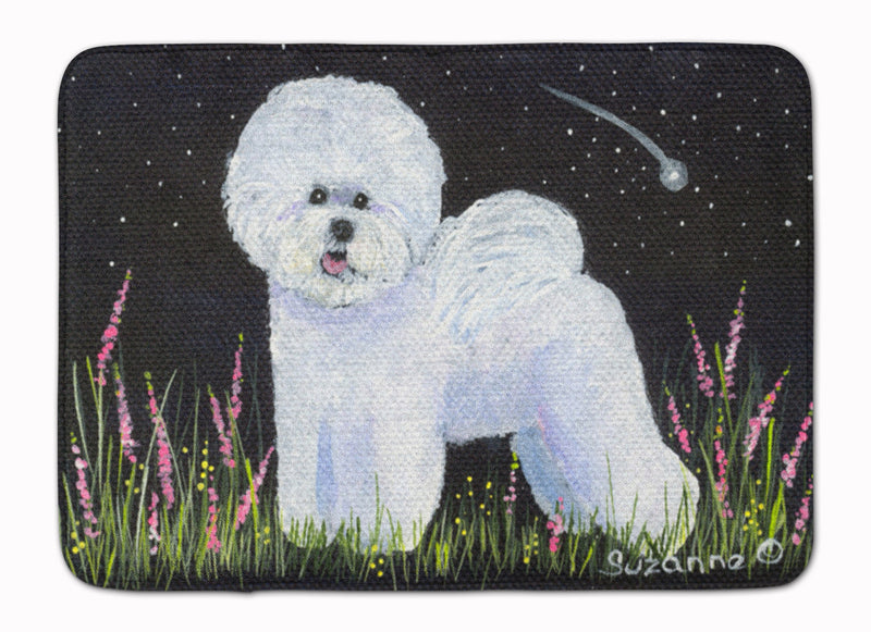 Bichon Frise Machine Washable Memory Foam Mat SS8143RUG