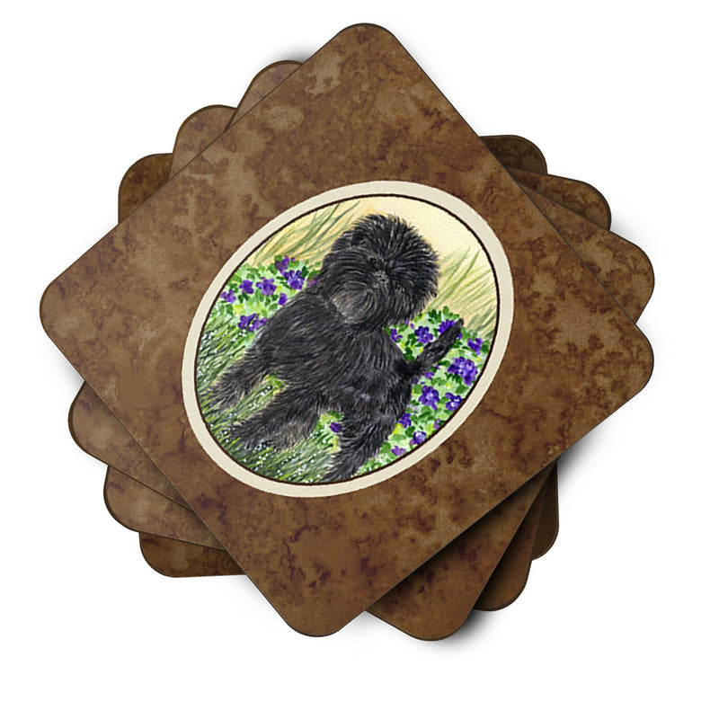 Affenpinscher Coasters - Set of 4 Lightweight Foam, Absorbent Drink Coasters
