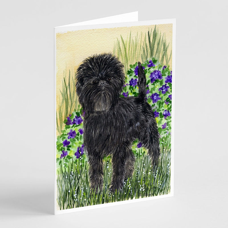 Affenpinscher Greeting Cards and Envelopes Pack of 8