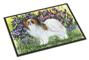 Papillon Doormat Indoor Outdoor 18H X 27W Front Door Mat Rugs for Entryway, Non Slip Washable