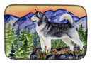 Alaskan Malamute Dish Drying Mat – Absorbent, Artistic Kitchen Essentials SS8157DDM