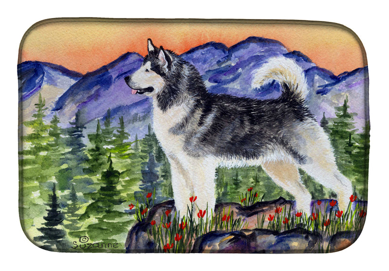 Alaskan Malamute Dish Drying Mat SS8157DDM