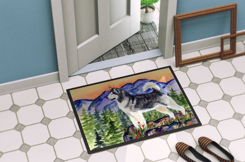 Alaskan Malamute Doormat - 24x36 Decorative Floor Mat – Indoor/Outdoor Rug with Artistic Flair Doormat