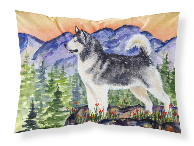 Alaskan Malamute Standard Pillowcases – Artistic Decorative Front, Crisp White Back
