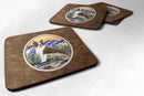 Boston Terrier Coasters - Set of 4 Lightweight Foam, Absorbent Drink Coasters