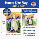 Brazilian Mastiff  / Fila Brasileiro House Flag 28x40 Porch Sleeve Pole Decorative Outside Yard Banner Artwork Wall Hanging, Polyester