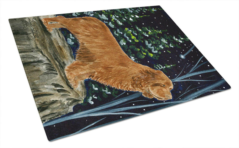 Sussex Spaniel Glass Cutting Board Large