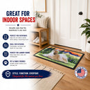 Shih Tzu Doormat Indoor Outdoor 18H X 27W Front Door Mat Rugs for Entryway, Non Slip Washable