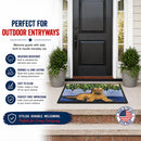 Briard Doormat Indoor Outdoor 18H X 27W Front Door Mat Rugs for Entryway, Non Slip Washable