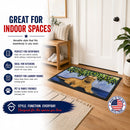 Briard Doormat Indoor Outdoor 18H X 27W Front Door Mat Rugs for Entryway, Non Slip Washable