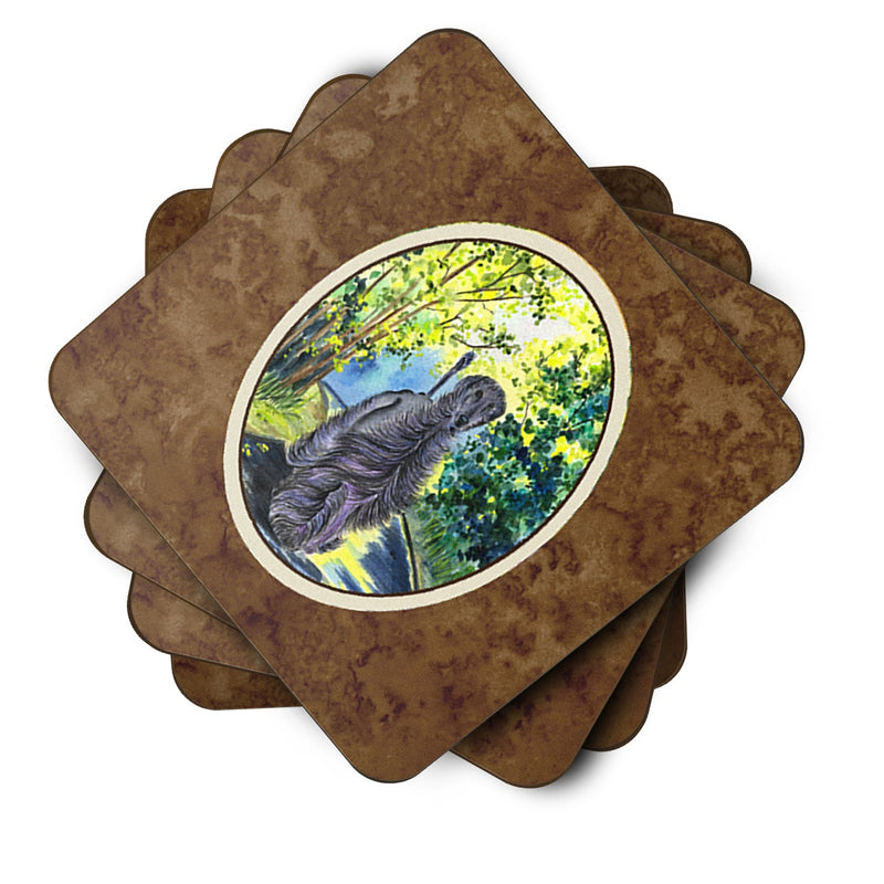 Afghan Hound Coasters - Set of 4 Lightweight Foam, Absorbent Drink Coasters