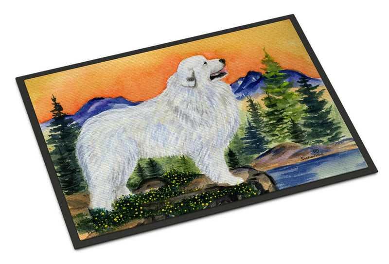 Great Pyrenees Indoor or Outdoor Mat 24x36 Doormat