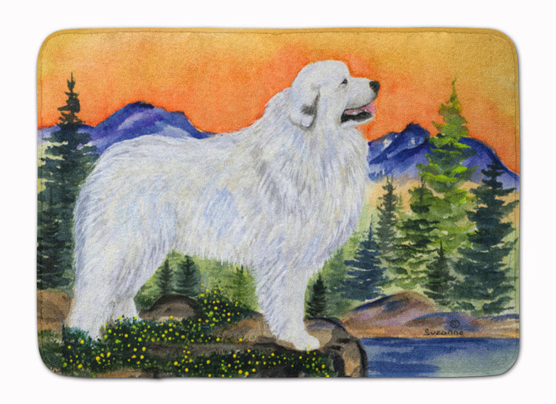 Great Pyrenees Machine Washable Memory Foam Mat SS8183RUG