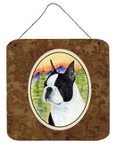 Boston Terrier Aluminium Metal Wall or Door Hanging Prints