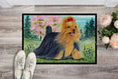 Yorkie Doormat Indoor Outdoor 24H X 36W Front Door Mat Rugs for Entryway, Non Slip Washable Low Pile,