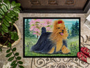 Yorkie Doormat Indoor Outdoor 24H X 36W Front Door Mat Rugs for Entryway, Non Slip Washable Low Pile,