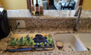 Poodle Dish Drying Mat Absorbent Dish Drying Mat Pad for Kitchen Counter Dish Drainer Mat for Countertop, 14 x 21", Multicolor