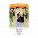 Anatolian Shepherd Ceramic Night Light Compact, UL-Certified, Ideal for Bedroom, Bathroom, Nursery, Hallway, Kitchen, 6x4x3, Multicolor