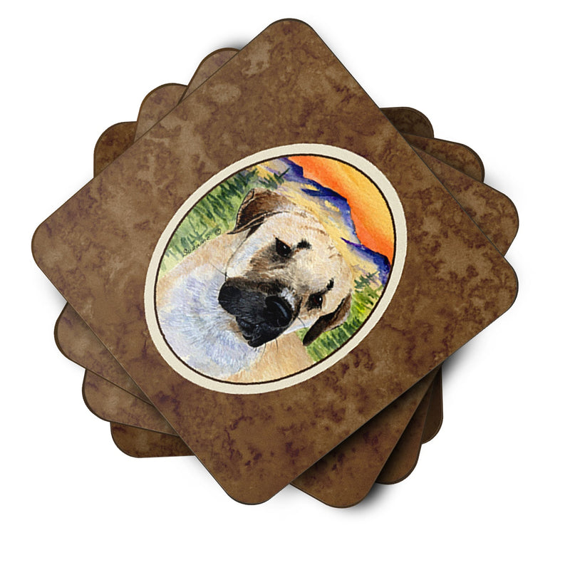 Anatolian Shepherd Coasters - Set of 4 Lightweight Foam, Absorbent Drink Coasters
