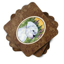 Boxer Foam Coasters Set of 4 Cup Coasters for Indoor Outdoor, Tabletop Protection, Anti Slip, Mouse pad Material